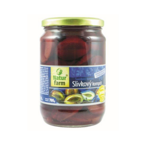 Slivkovy kompot 700g imprex naturfarm